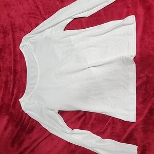 Basic white athletic tee-shirt
